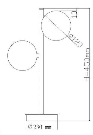 Dorado biurkowa złota (LP-002/2T) - Light Prestige