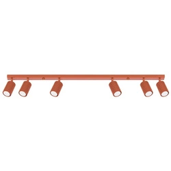Plafon KARBON 6L ochra czerwona (SL.1642) - Sollux Lighting