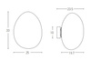 LED WALL LAMP 5W 3000K GLASS & IRON WHITE (20136 Zambelis) - Zambelis