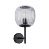 Kinkiet ścienny łazienkowy RUYA E14 max.20W IP44 230V czarny matowy / szkło (PL71144) - PAULMANN