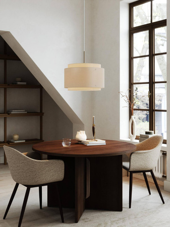 Lampa wisząca TAKAI Nordlux E27 25W Tekstylia Beżowy