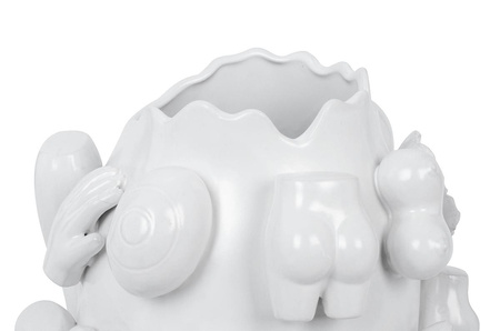 KARE wazon dekoracyjny BODY PARTS 37 cm   biały (52354) - Kare Design