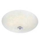 FLEUR Plafon LED 43cm Biały/Chrom