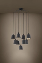 Lampa wisząca BERNABETTA czarna (39739) - EGLO