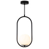 Lampa wisząca COSTA SOLO czarna 40 cm (DP0001A-400 black) - Step into Design
