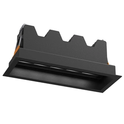 Lampa wpuszczana A - Glare in 5 - Czarna 3000K   (3046) - Brosline