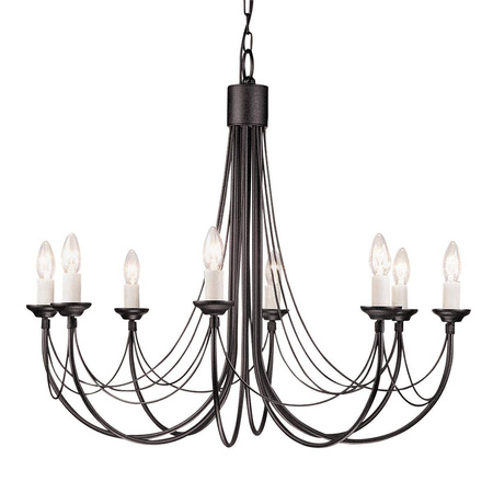 Żyrandol Carisbrooke (CB8-BLACK) - Elstead Lighting