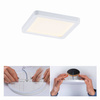 Plafoniera VariFit AREO LED 6.5W 500lm 3000K 118x118mm IP44 230V biały matowy / tworzywo sztuczne (PL93039) - PAULMANN