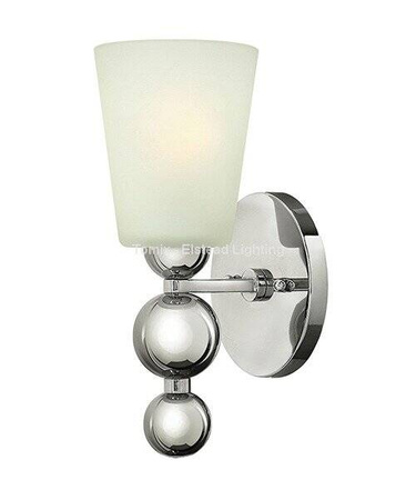 Lampa ścienna, kinkiet  ZELDA kol. POLEROWANY NIKIEL (HK/ZELDA1 PN) - Hinkley - Elstead Lighting