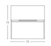 OUTDOOR WALL STEP LIGHT LED 6W GRAPHITE (E241-G Zambelis) - Zambelis