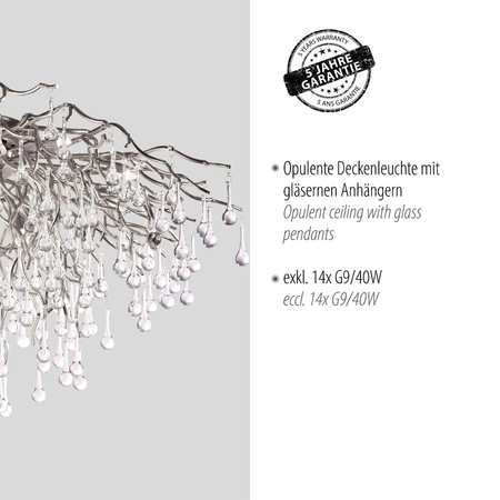Lampa sufitowa ICICLE 100 cm (8092-55) - Paul Neuhaus