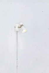 FOLIE Wall 1L White/Satin Nickel (108627) Markslojd