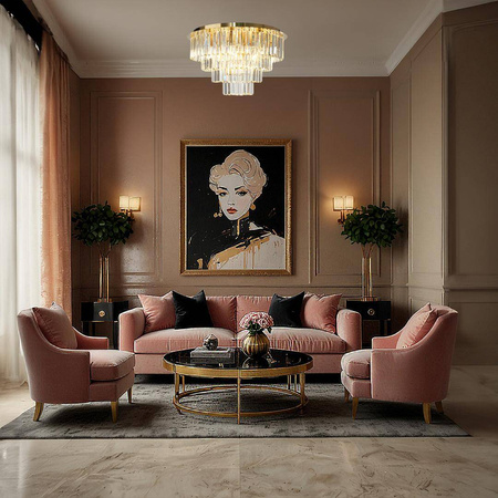 Lampa sufitowa MILANO fi 60cm 9xE14 (ML1024) - Milagro