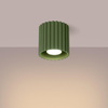 Plafon AURA 1 zielony oliwkowy GU10 (SL.1794) - Sollux Lighting