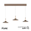 Lampa ze ściemnianiem i płynną regulacją wysokości PURE MOONBRĄZOWY (2193-97) - Paul Neuhaus