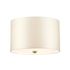 Plafon Fletcher Flush (DL-FLETCHER14-3LT-IV-AB) - Elstead Lighting