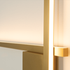 SCONCE LED LIGHT 13W 3000K ALUMINIUM-SILICON GOLD (23104 Zambelis) - Zambelis
