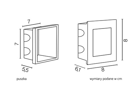 Mur Led Inox (F 04) - SU-MA