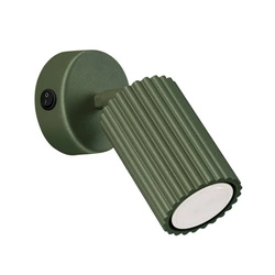 Kinkiet KARBON zielony oliwkowy z włącznikiem (SL.1617) - Sollux Lighting