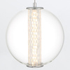 Lampa wisząca Atomo - 1 źródło światła - Polerowany chrom (QN-ATOMO-1P-PC) - Quintiesse