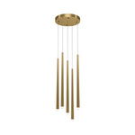 Lampa wisząca Cascade 5 złota (MOD132PL-L36BSK2) - Maytoni