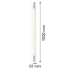 Minimalistyczny kinkiet listwa LED  ASSE (8055) - Argon