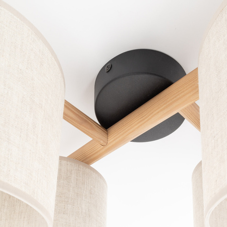 Lampa sufitowa DEVA NATURE 4 PŁ (6866) - TK Lighting