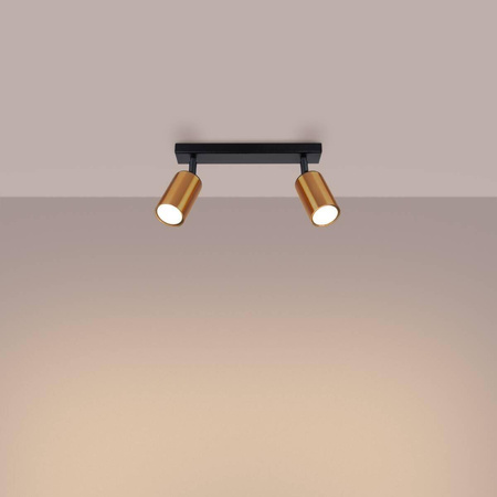 Plafon WINX 2 czarny/miedź (SL.1375) - Sollux Lighting
