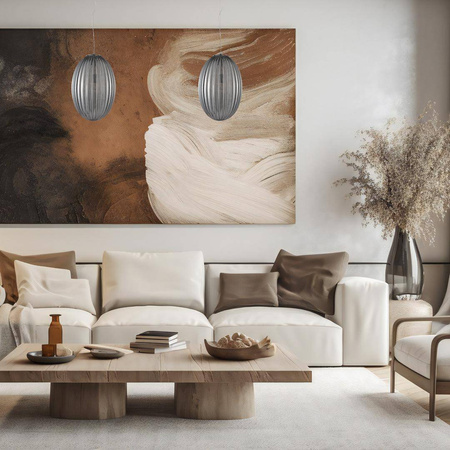 Lampa wisząca BRAGA SMOKED 1xE27 (ML0351) - Milagro