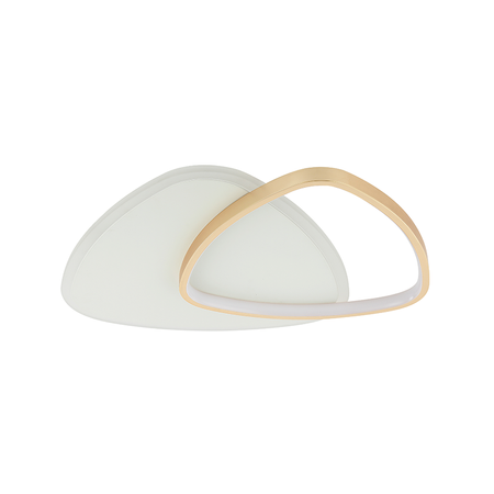 CEILING LED LIGHT 36W 3000K METAL-ACRYLIC GOLD MATT (23093 Zambelis) - Zambelis