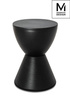 MODESTO stołek TAMBURO czarny - polipropylen (PP612.BLACK) - Modesto Design
