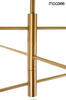 MOOSEE lampa wisząca PIAZETTA złota (MSE010100124) - Moosee