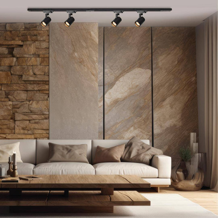 Zestaw Volf Track Czarny 4xGU10 1,5m (ML0684) - Milagro