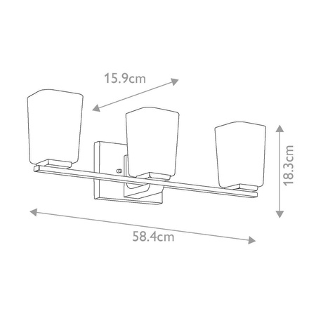 Kinkiet Roehm (KL-ROEHM3-PC) - Elstead Lighting
