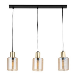 Lampa wisząca SIERRA GOLD 3 PŁ LISTWA (6666) - TK Lighting