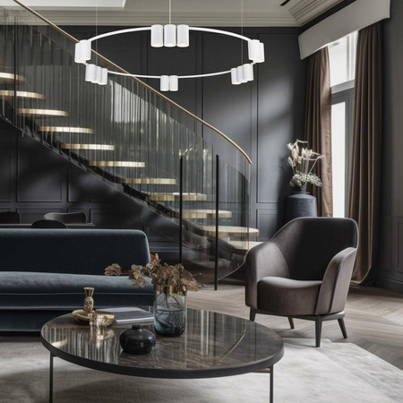 Lampa wisząca (koło) GENESIS WHITE15xGU10 (ML0377) - Milagro