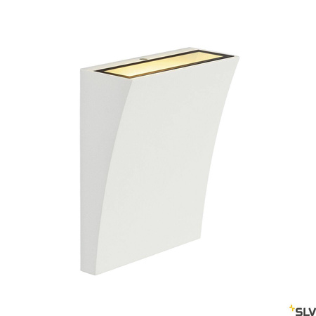 DELWA WIDE LED, lampa ścienna outdoor, 3000K, 100°, kolor biały, IP44 (1000340) - SLV