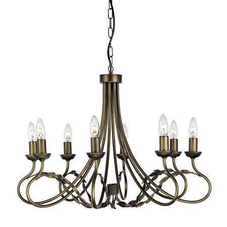 Żyrandol Olivia (OV8-BLK-GOLD) - Elstead Lighting