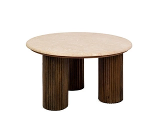 MaMaison stolik kawowy RAGNO marmur /     drewno (MM001501100332) - MaMaison