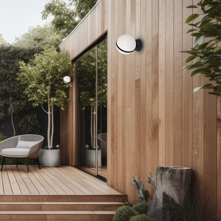 Kinkiet ogrodowy CIRCULO 1xE27 (EKO6641) - Eko-Light