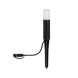 Outdoor Plug & Shine słupek Flarea 200 IP65 3W 3000K Czarny metal (PL94533) - Paulmann