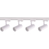 Gotowy zestaw szynowy Ice SET 3F 4xGU10 biały  (LP-732 4W WH SET) - Light Prestige