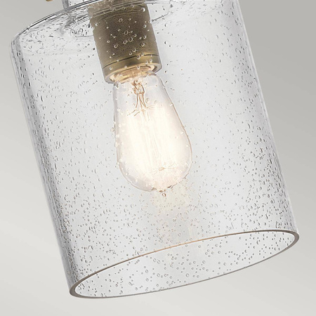 Lampa wisząca Kitner - 1 źródło światła - Naturalny mosiądz (QN-KITNER-P-NBR) - Quintiesse