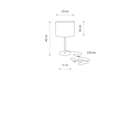 Lampa stołowa HOTEL MOOD (11786) - Nowodvorski