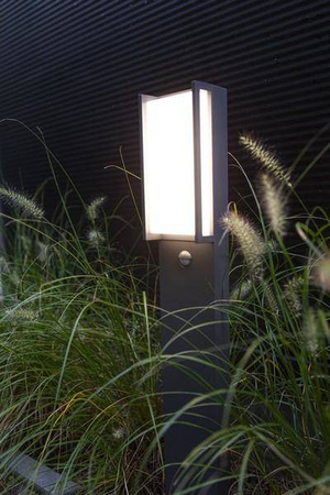Lampa Stojąca Zew. QUBO - CZUJNIK RUCHU Kol. Antracyt 3000K (7193004118) - Lutec