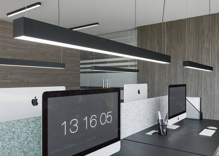 Lampa sufitowa PINNE 200 czarny 4000K (TH.244) - Thoro Lighting