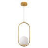 Lampa wisząca COSTA SOLO złota 40 cm (DP0001A-400 gold) - Step into Design