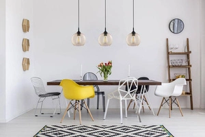 Lampa wisząca CUBUS bursztynowa Ø 20 (6082) - TK Lighting