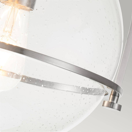 Lampa sufitowa Somerset - Szczotkowany nikiel (QN-SOMERSET-F-C-BN) - Quintiesse