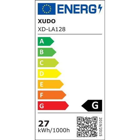 Żyrandol LED linia 27W 120cm 4000K czarny (XD-LA128) - Xudo